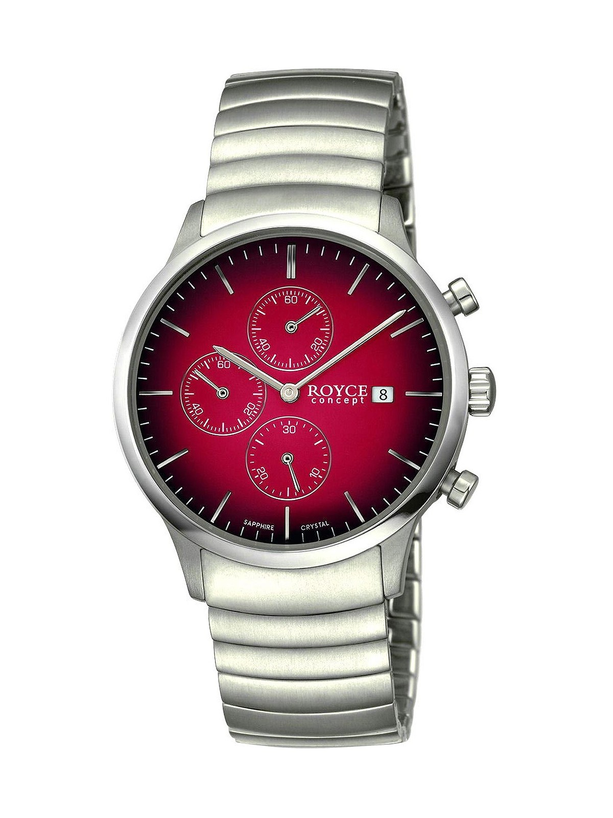 orologio uomo Boccia 3743-02 Royce Chronograph Titanium 40mm 3ATM