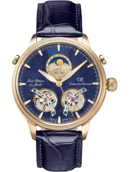 orologio uomo Carl von Zeyten CVZ0060GBLS Durbach Moonphase Automatic 45mm 5ATM