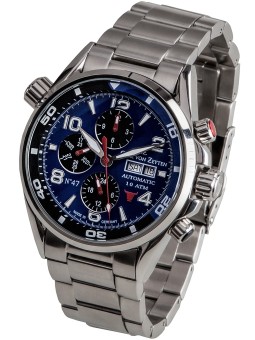 orologio uomo Carl von Zeyten CVZ0047BLMS No. 47 - 45mm 10ATM