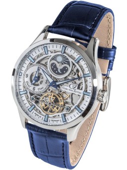 orologio uomo Carl von Zeyten CVZ0063SLS Freiburg Automatic Dual Time 44mm 10ATM