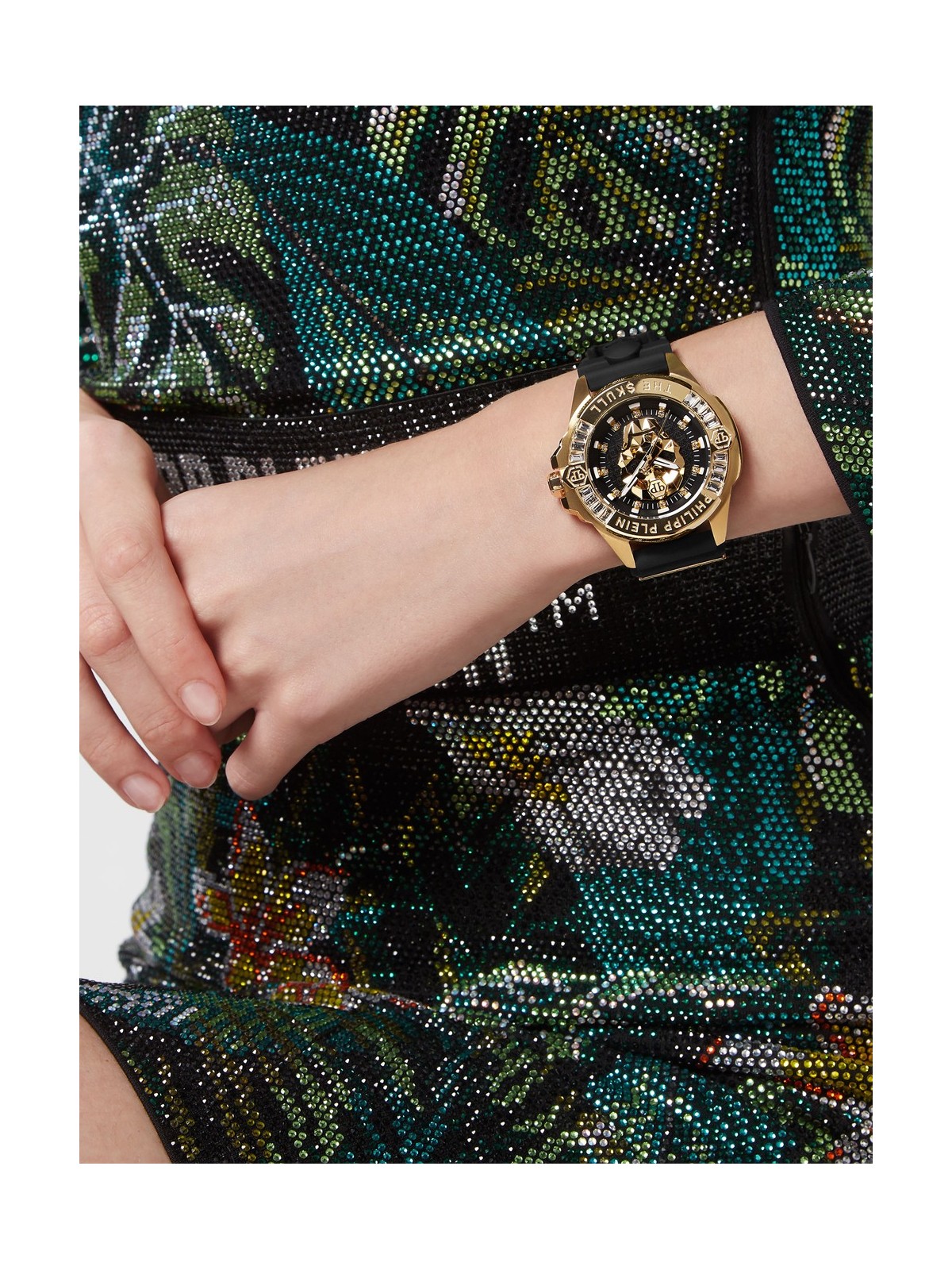 orologio unisex Philipp Plein PWNAA0122 The $kull Unisex 41mm 5ATM