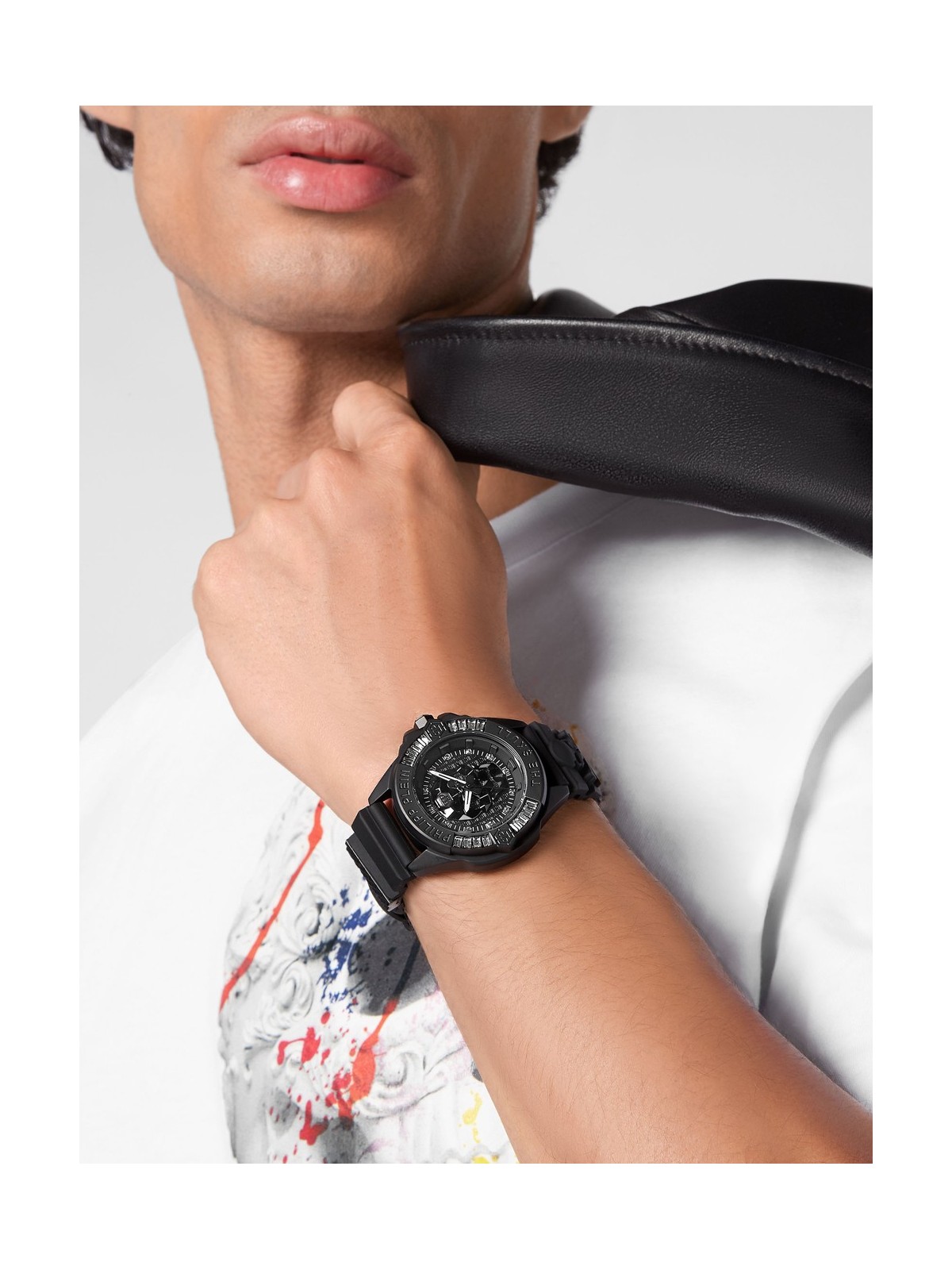 orologio unisex Philipp Plein PWNAA0322 The $kull Unisex 41mm 5ATM