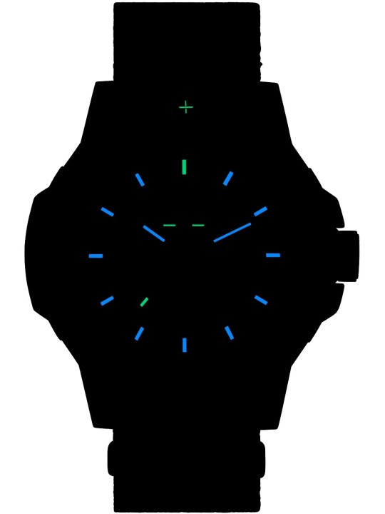 orologio uomo Traser H3 110724 P99 Q Tactical Blue 46mm 20ATM