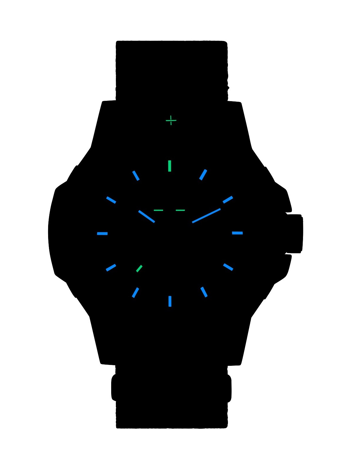 orologio uomo Traser H3 110724 P99 Q Tactical Blue 46mm 20ATM
