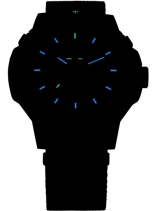 orologio uomo Traser H3 110724 P99 Q Tactical Blue 46mm 20ATM
