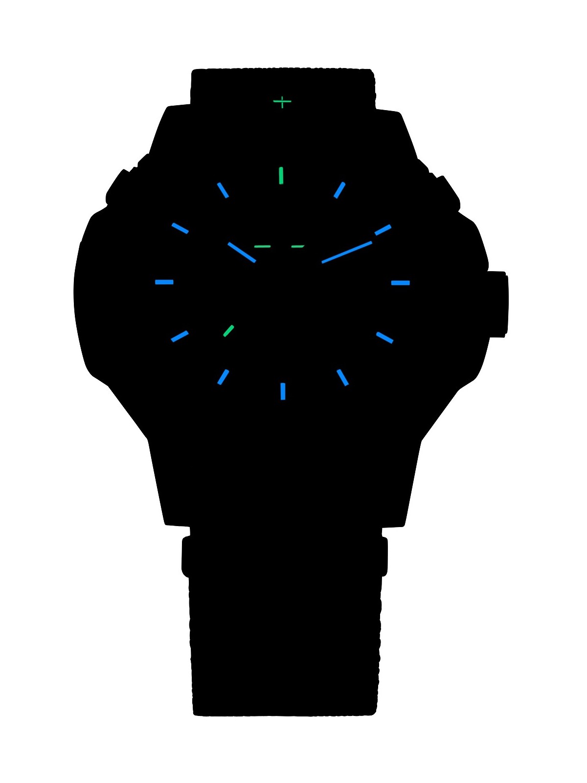 orologio uomo Traser H3 110724 P99 Q Tactical Blue 46mm 20ATM