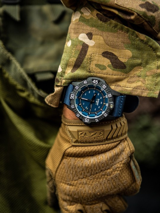 orologio uomo Traser H3 110724 P99 Q Tactical Blue 46mm 20ATM