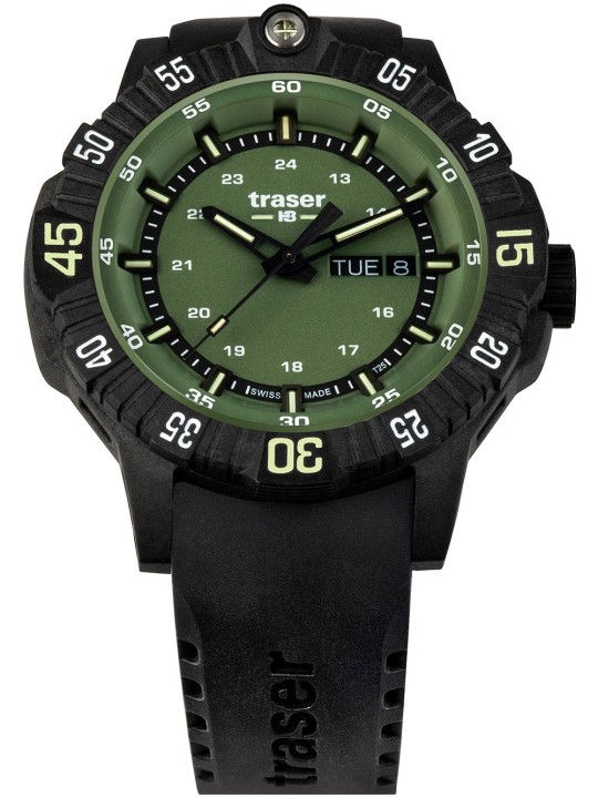 orologio uomo Traser H3 110727 P99 Q Tactical Green 46mm 20ATM