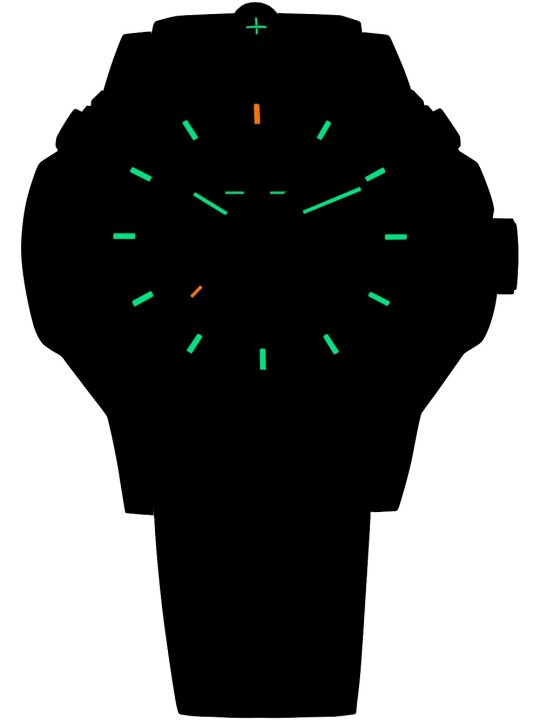 orologio uomo Traser H3 110727 P99 Q Tactical Green 46mm 20ATM