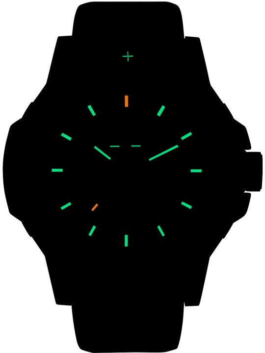 orologio uomo Traser H3 110723 P99 Q Tactical Black 46mm 20ATM