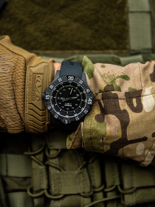 orologio uomo Traser H3 110723 P99 Q Tactical Black 46mm 20ATM