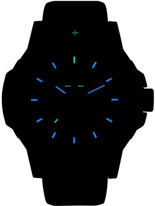 orologio uomo Traser H3 110725 P99 Q Tactical Blue 46mm 20ATM