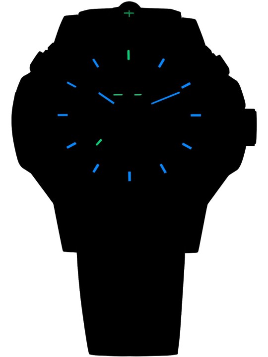 orologio uomo Traser H3 110725 P99 Q Tactical Blue 46mm 20ATM