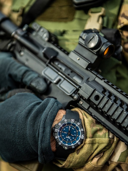orologio uomo Traser H3 110725 P99 Q Tactical Blue 46mm 20ATM