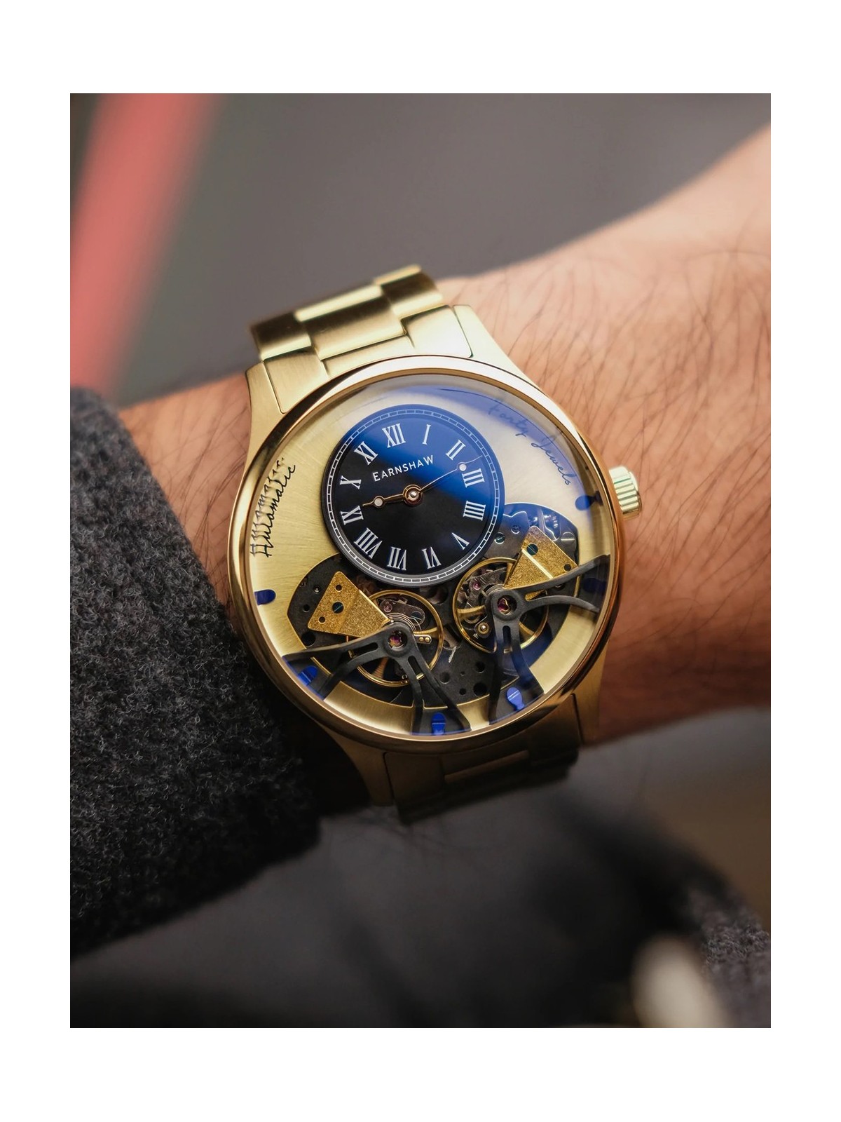 orologio uomo Thomas Earnshaw ES-8179-22 Scientists Faraday 44mm