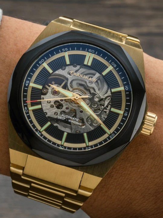 orologio uomo Thomas Earnshaw ES-8182-99 Clark Skeleton Automatic 44mm