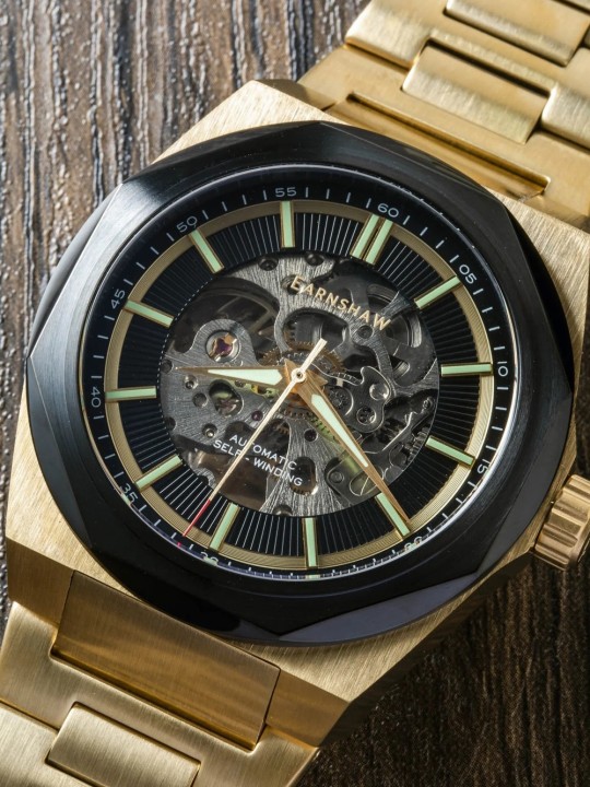 orologio uomo Thomas Earnshaw ES-8182-99 Clark Skeleton Automatic 44mm