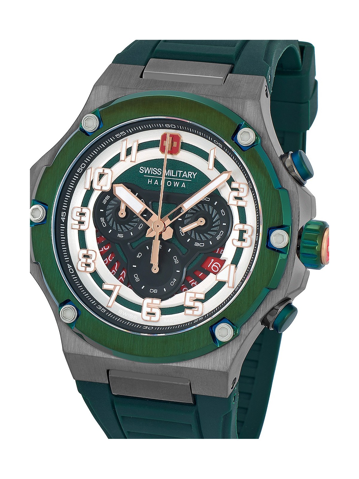 orologio uomo Swiss Military Hanowa SMWGO0000640 Mission X4 Chrono 44 mm 10ATM
