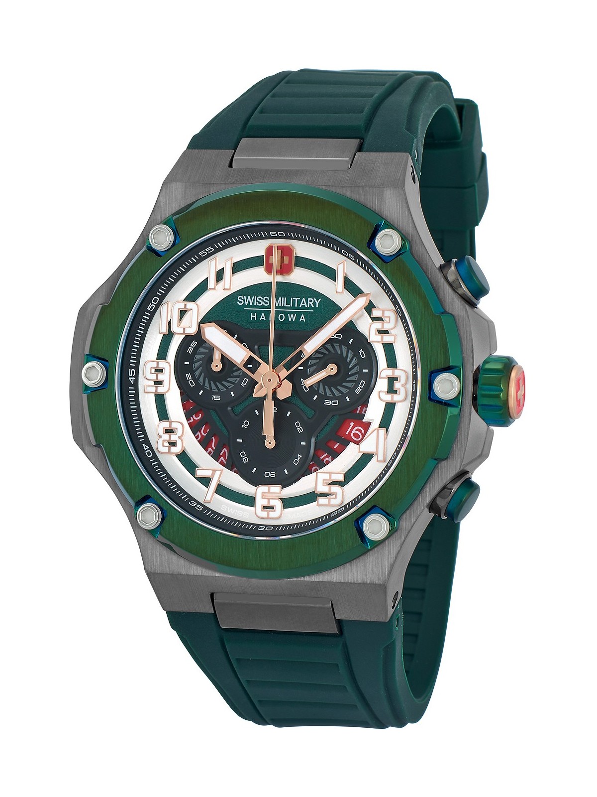 orologio uomo Swiss Military Hanowa SMWGO0000640 Mission X4 Chrono 44 mm 10ATM