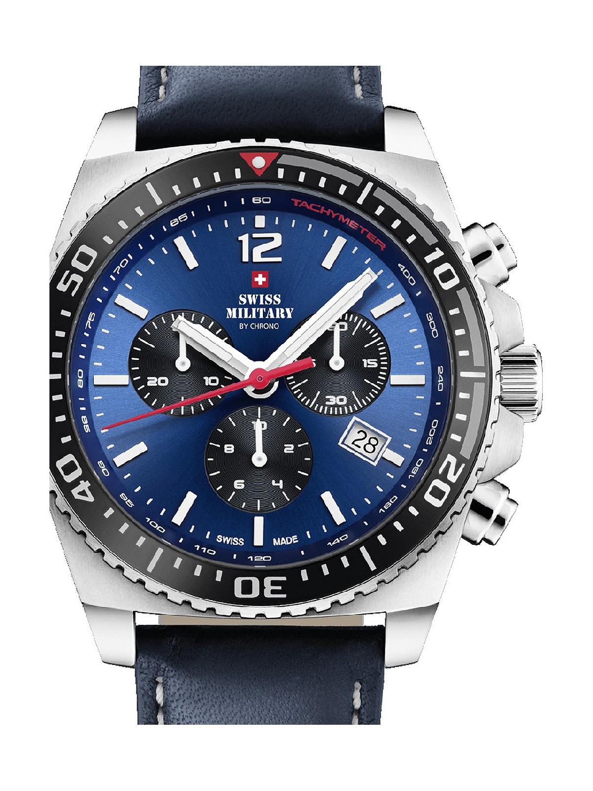 orologio uomo Swiss Military SM34093.04 Sport Chronograph 45mm 10ATM
