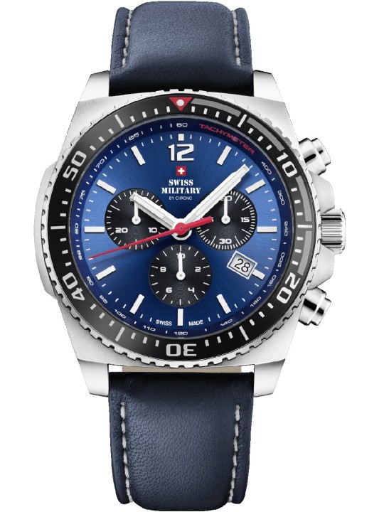 orologio uomo Swiss Military SM34093.04 Sport Chronograph 45mm 10ATM