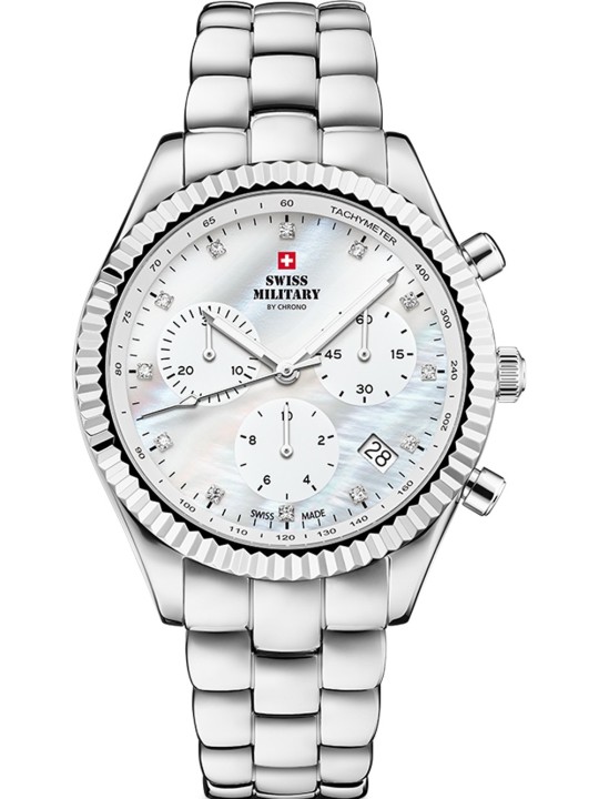 orologio donna Swiss Military SM30207.02 Elegant Chronograph Ladies Watch 38mm 5ATM