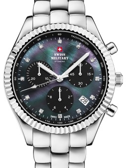 orologio donna Swiss Military SM30207.01 Elegant Chronograph Ladies Watch 38mm 5ATM