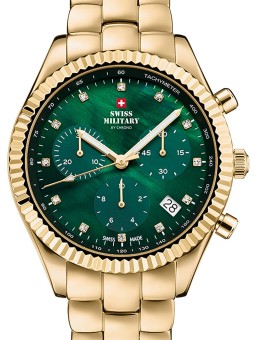 orologio donna Swiss Military SM30207.04 Elegant Chronograph Ladies Watch 38mm 5ATM