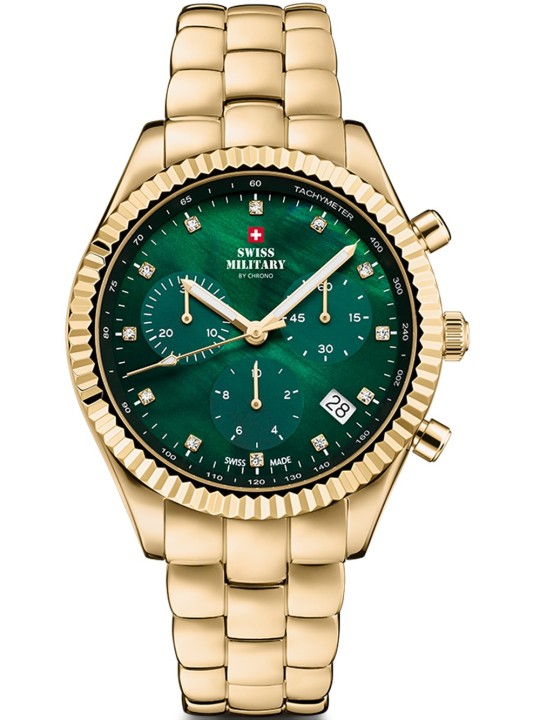 orologio donna Swiss Military SM30207.04 Elegant Chronograph Ladies Watch 38mm 5ATM