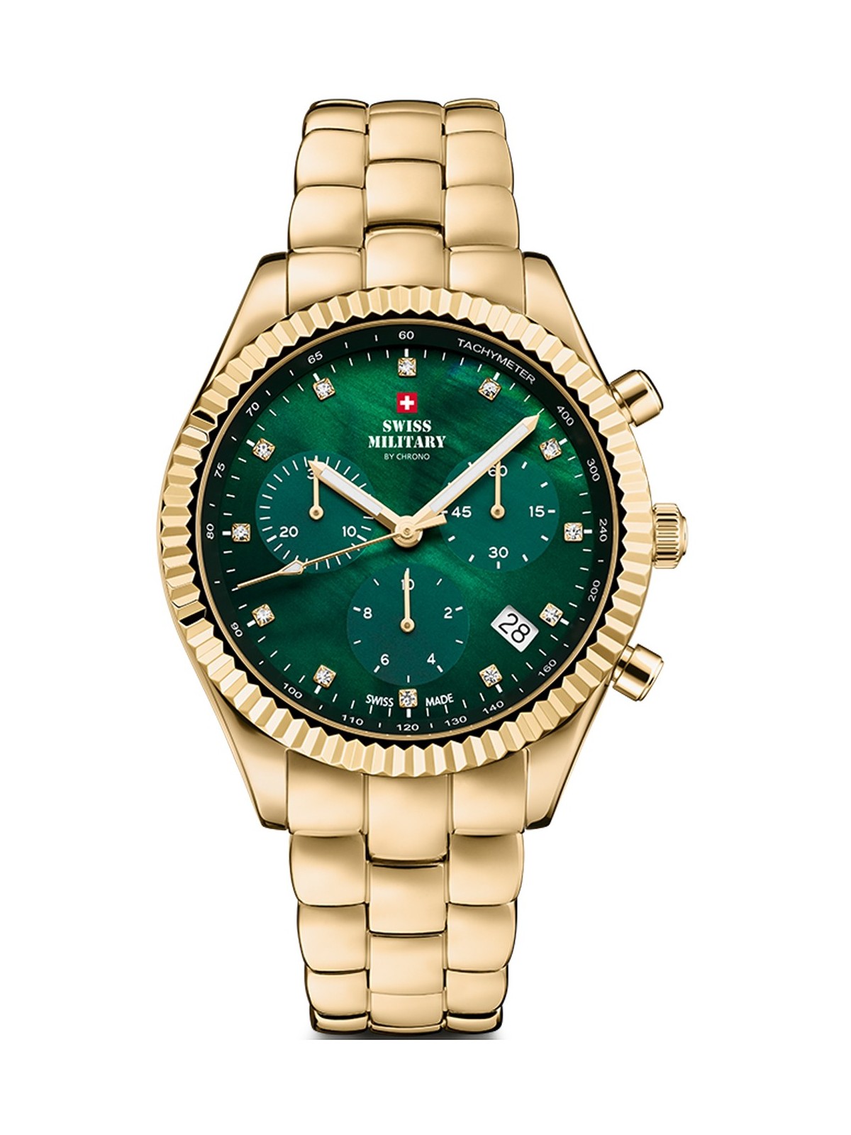 orologio donna Swiss Military SM30207.04 Elegant Chronograph Ladies Watch 38mm 5ATM