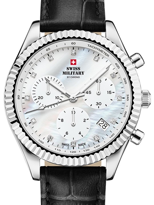 orologio donna Swiss Military SM30207.05 Elegant Chronograph Ladies Watch 38mm 5ATM