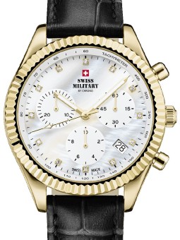 orologio donna Swiss Military SM30207.07 Elegant Chronograph Ladies Watch 38mm 5ATM