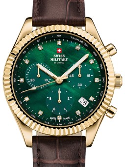 orologio donna Swiss Military SM30207.08 Elegant Chronograph Ladies Watch 38mm 5ATM