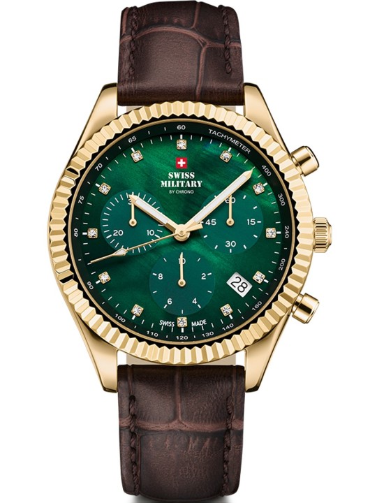 orologio donna Swiss Military SM30207.08 Elegant Chronograph Ladies Watch 38mm 5ATM