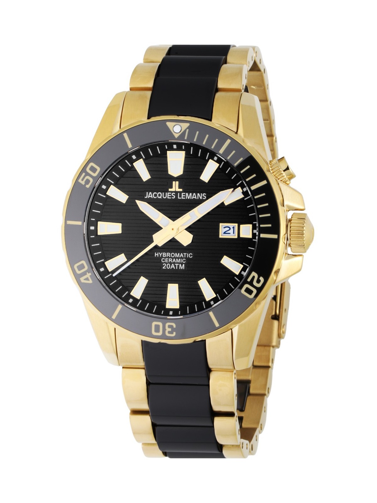 orologio uomo Jacques Lemans 1-2222D Hybromatic 42mm