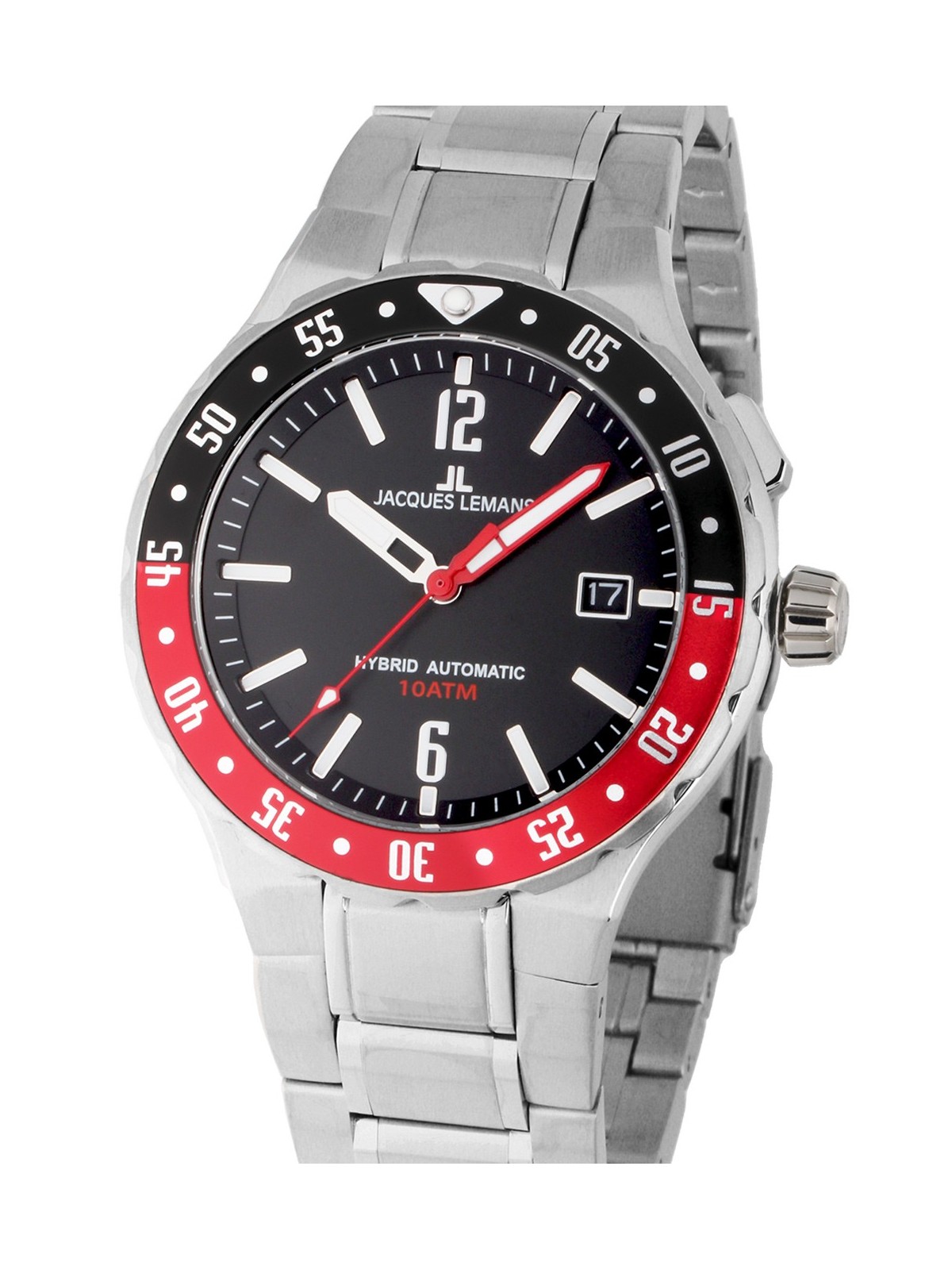 orologio uomo Jacques Lemans 1-2109F Hybromatic men`s 42mm