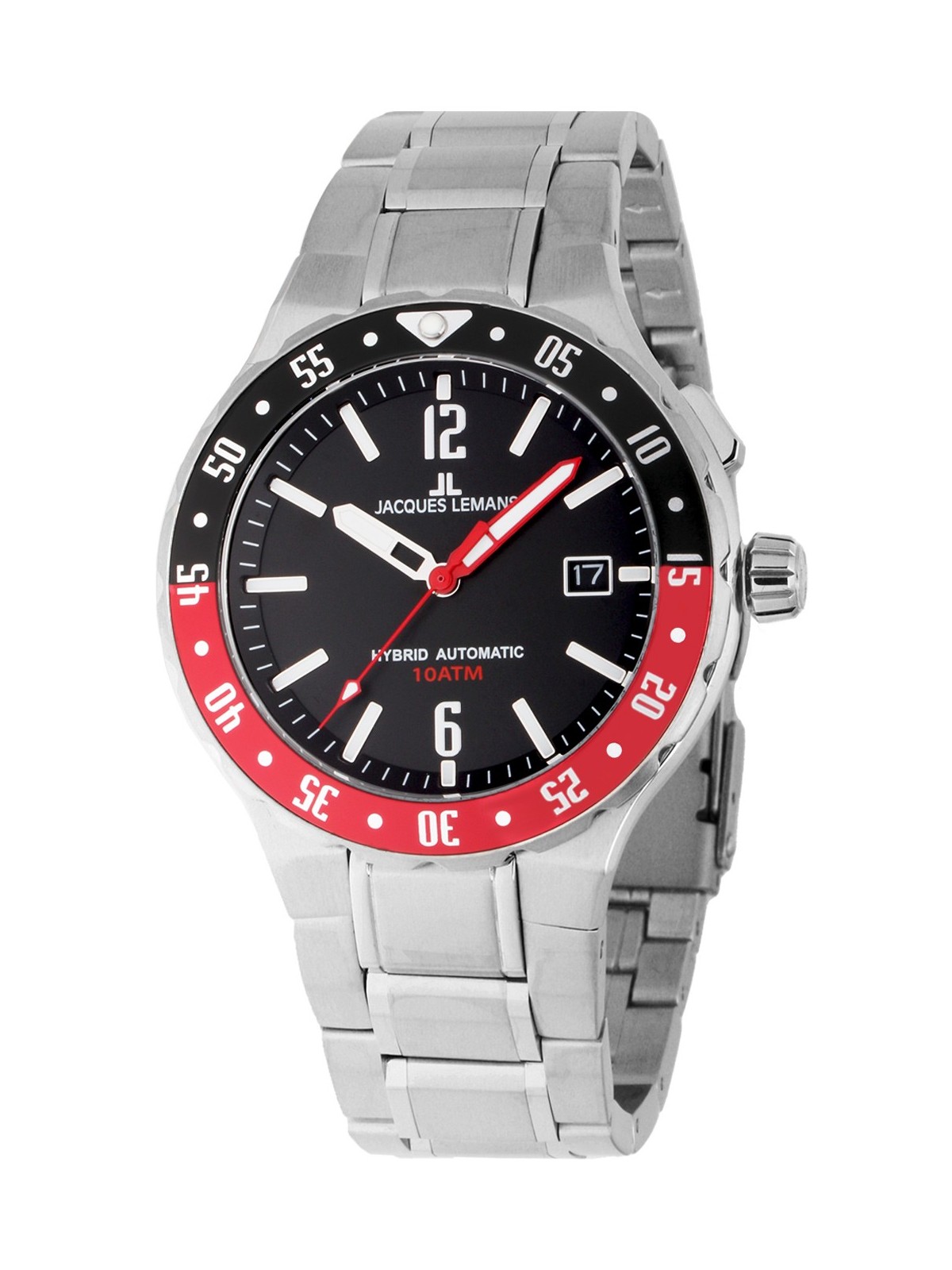 orologio uomo Jacques Lemans 1-2109F Hybromatic men`s 42mm