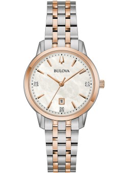 orologio donna Bulova 98P213 Sutton Ladies Watch 31mm 3ATM