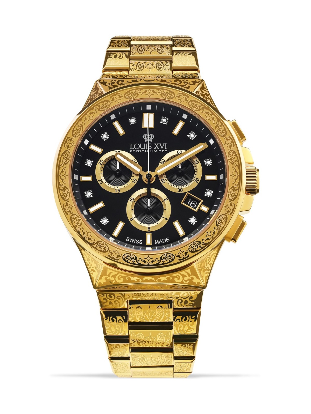 orologio uomo Louis XVI LXVI1215 Le Monarque Chronograph 42mm 5ATM