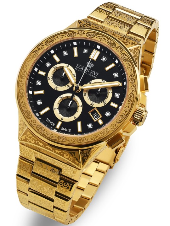 orologio uomo Louis XVI LXVI1215 Le Monarque Chronograph 42mm 5ATM