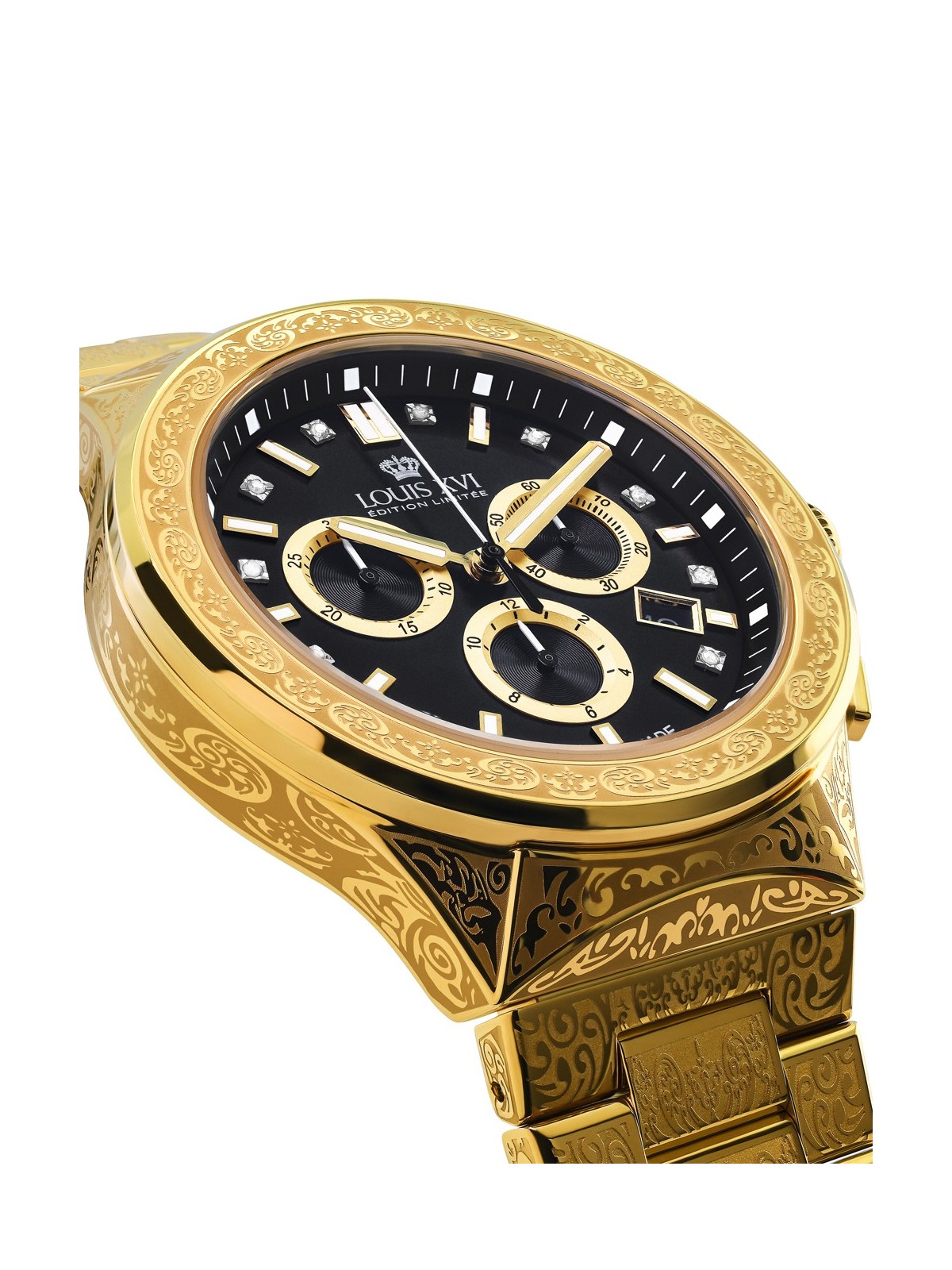 orologio uomo Louis XVI LXVI1215 Le Monarque Chronograph 42mm 5ATM