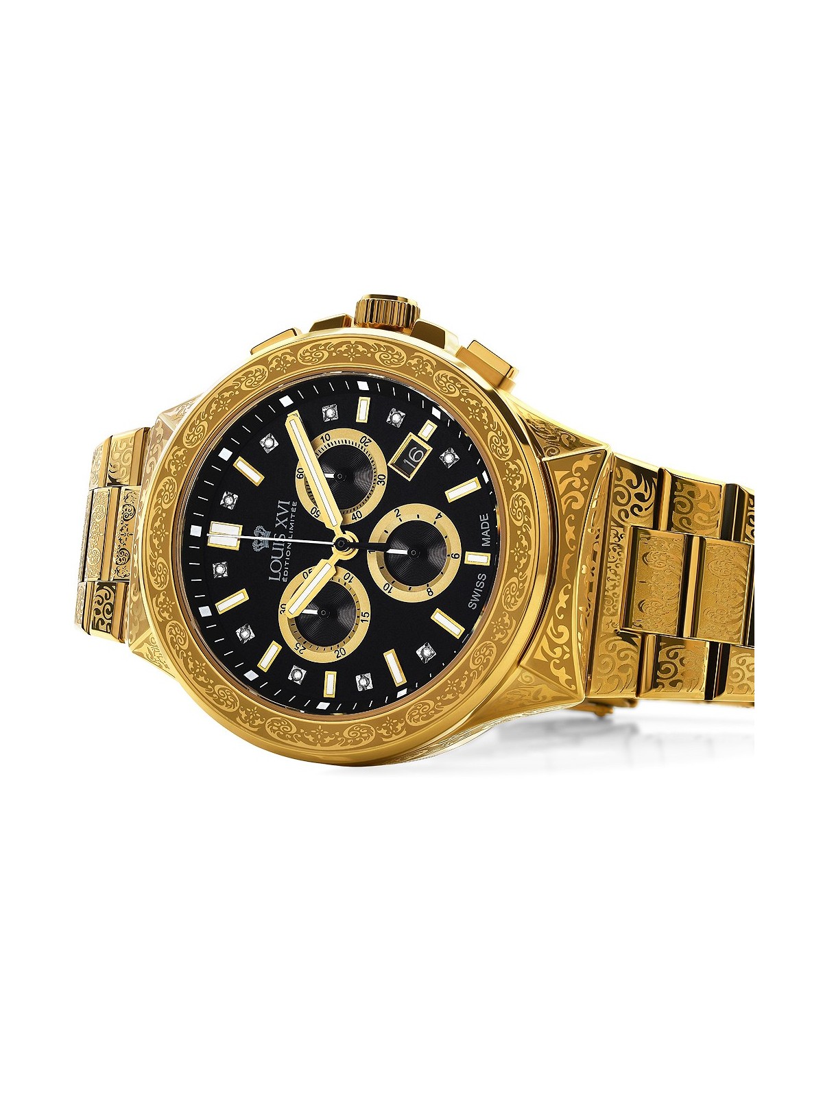 orologio uomo Louis XVI LXVI1215 Le Monarque Chronograph 42mm 5ATM
