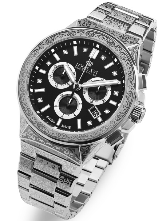 orologio uomo Louis XVI LXVI1214 Le Monarque Chronograph 42mm 5ATM