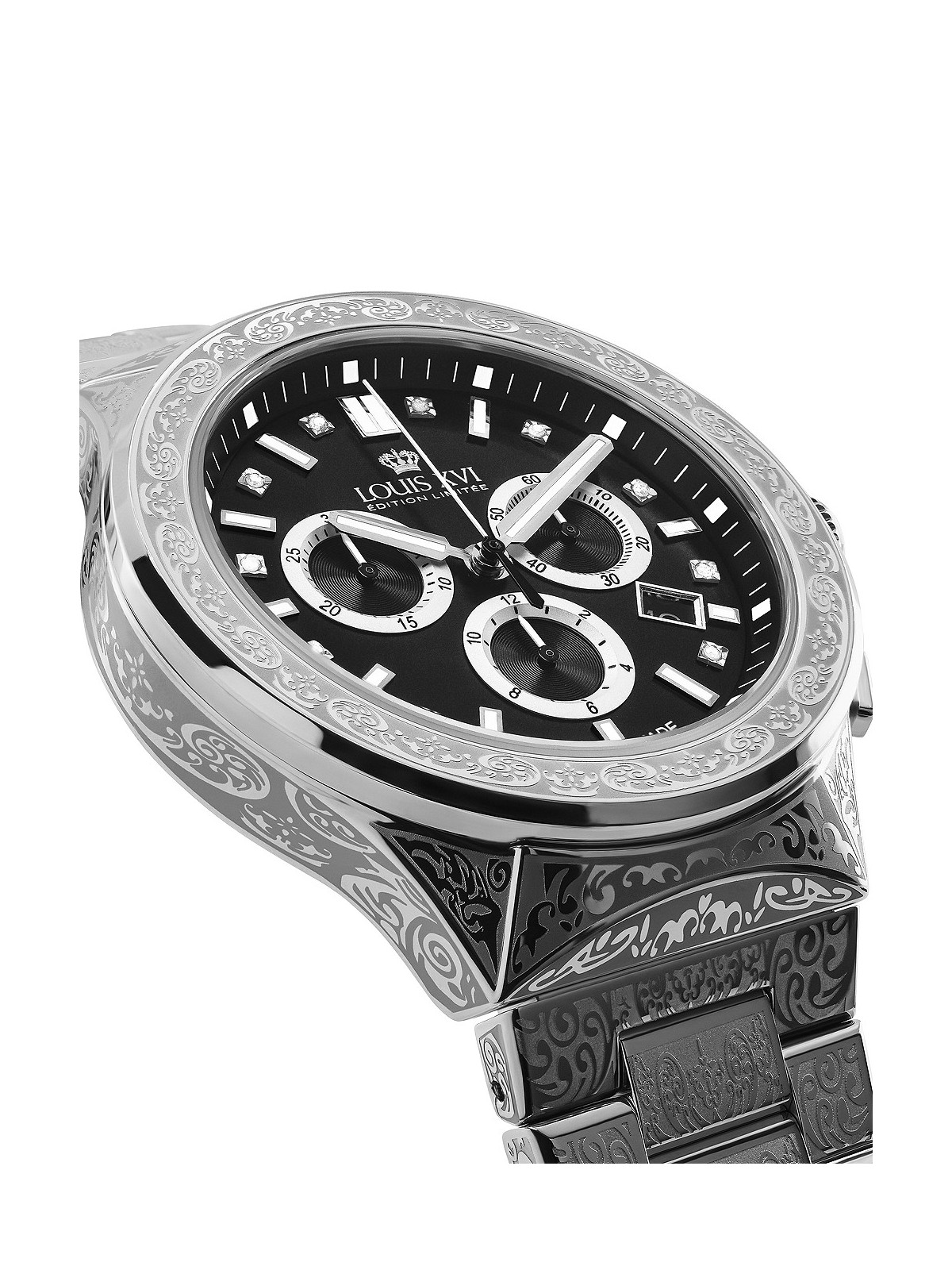 orologio uomo Louis XVI LXVI1214 Le Monarque Chronograph 42mm 5ATM