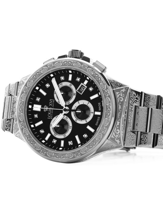 orologio uomo Louis XVI LXVI1214 Le Monarque Chronograph 42mm 5ATM