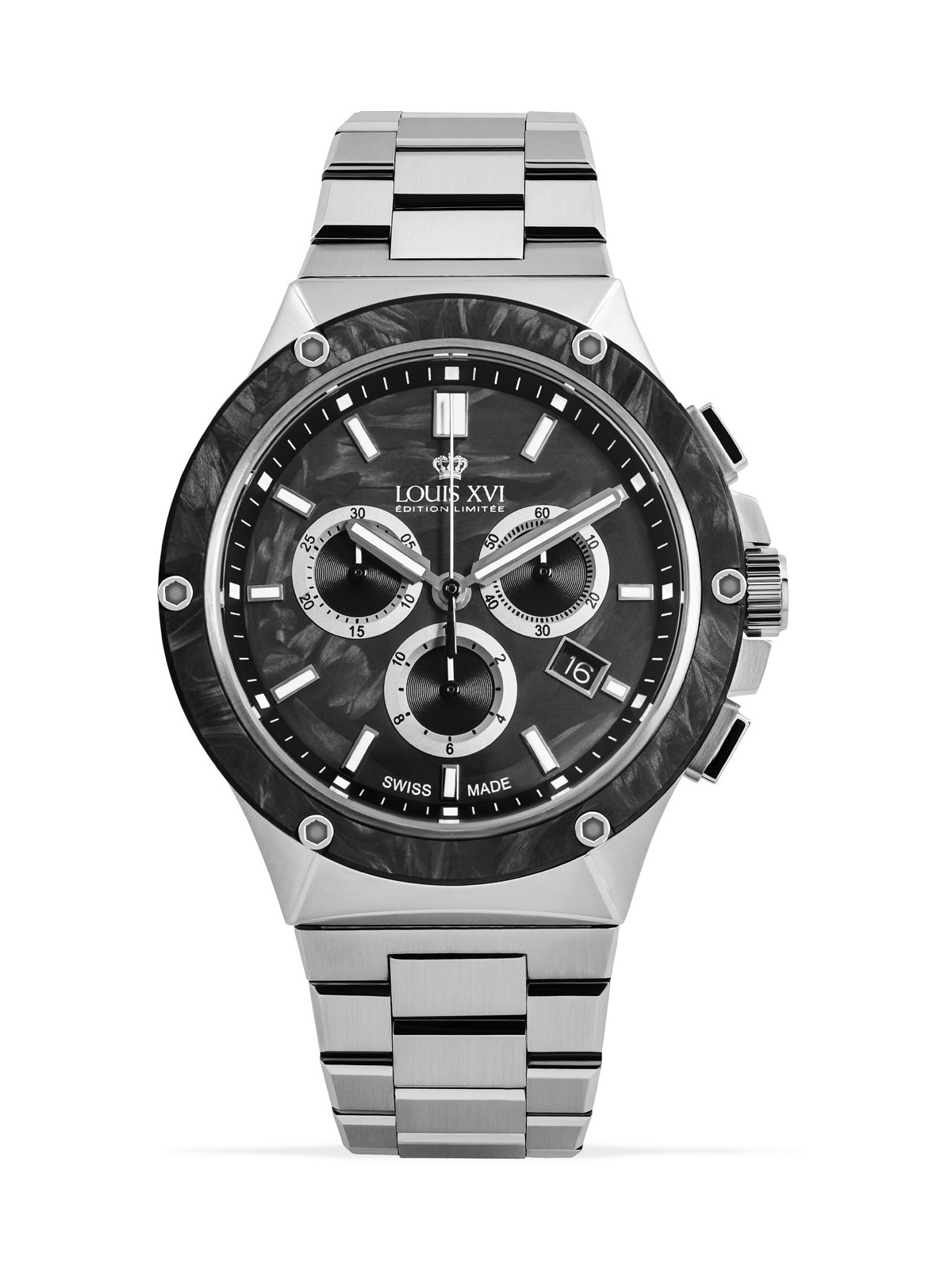 orologio uomo Louis XVI LXVI1210 Le Monarque Chronograph 42mm 5ATM