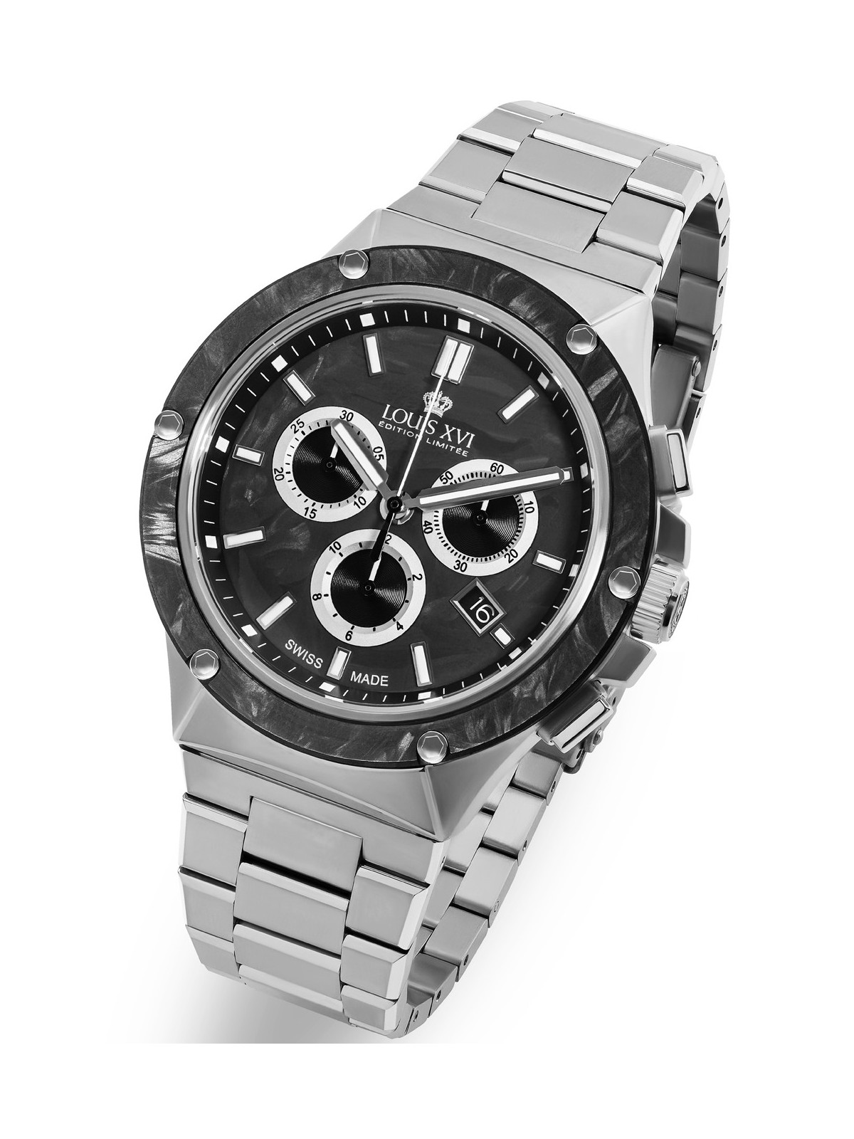 orologio uomo Louis XVI LXVI1210 Le Monarque Chronograph 42mm 5ATM
