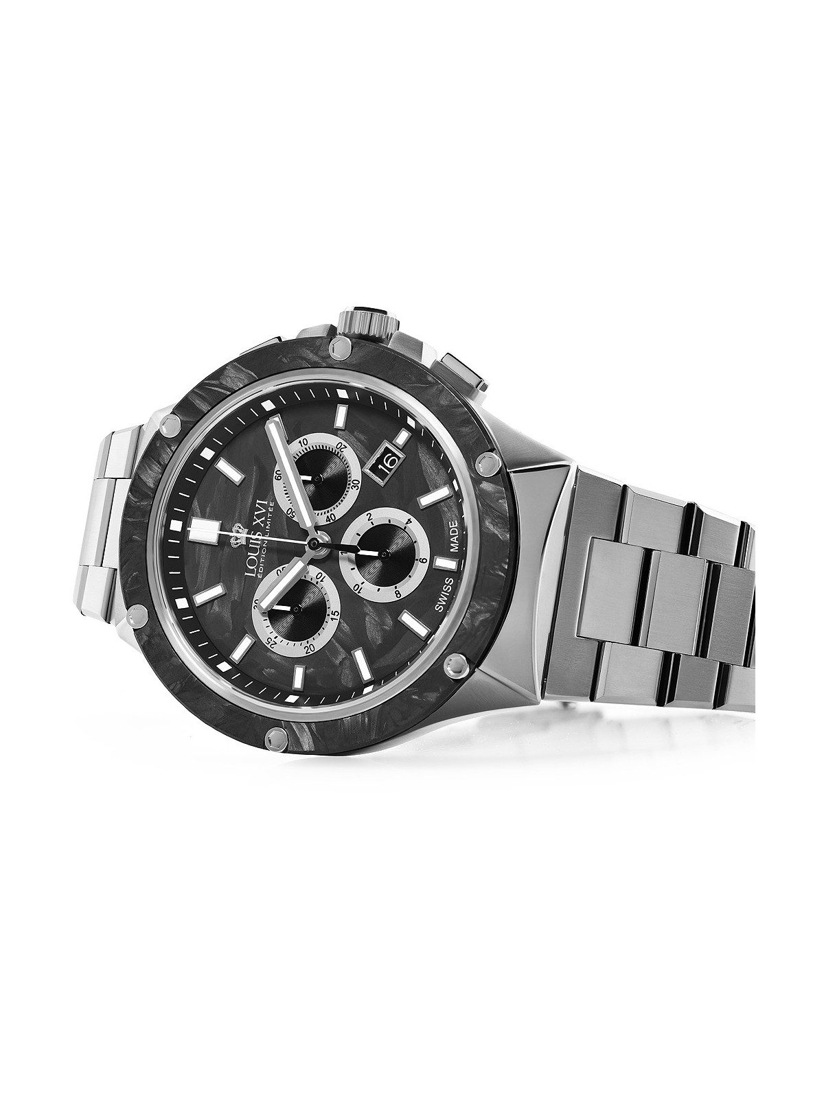 orologio uomo Louis XVI LXVI1210 Le Monarque Chronograph 42mm 5ATM