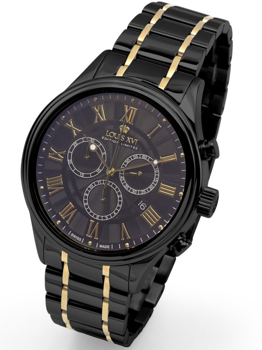 orologio uomo Louis XVI LXVI980 Danton Chronograph 44mm 10ATM