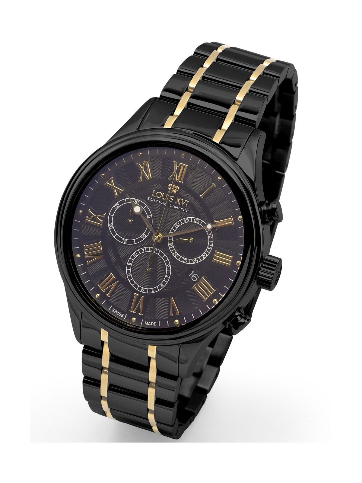 orologio uomo Louis XVI LXVI980 Danton Chronograph 44mm 10ATM